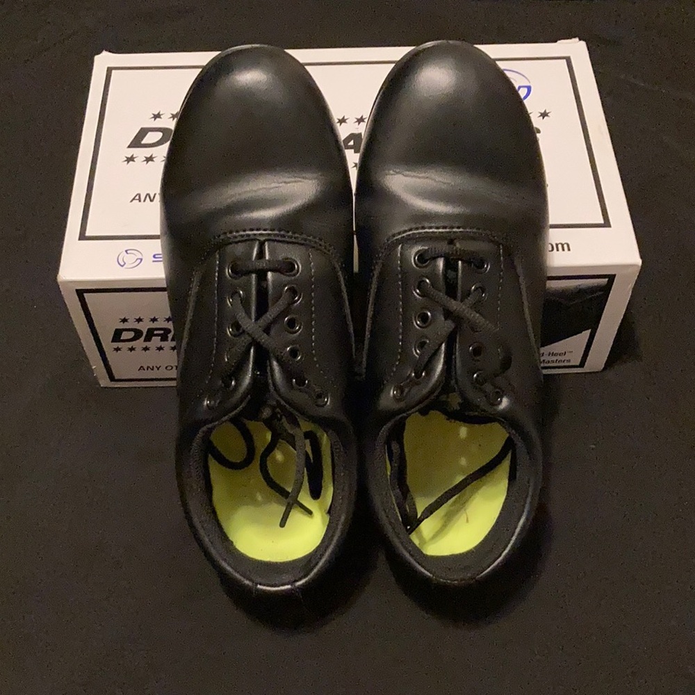 Drillmasters black shoes men’s size 7 or women’s 9